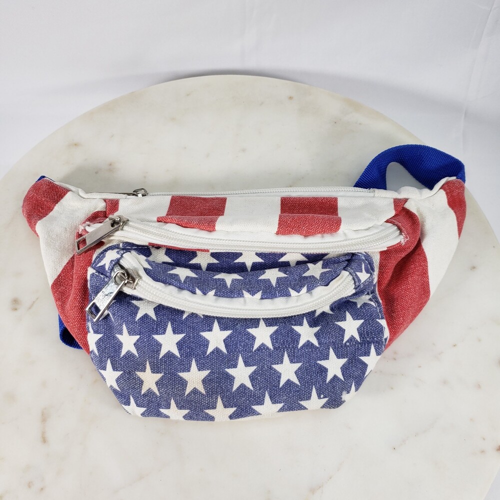X80 Fanny Pack Hip Bag USA Stars Stripes Flag REX Kwon Do